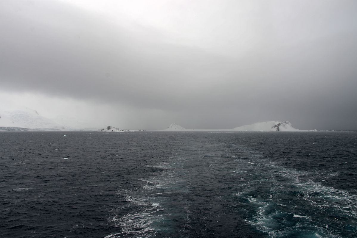 01A Sailing Between Aitcho Barrientos Island And Deception Island On Quark Expeditions Antarctica Cruise Ship